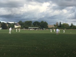 Garr faces up to young spinner Hayward at Long Compton, 28AUG2016