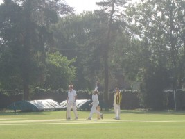 Tom WJ bowling against Jammers